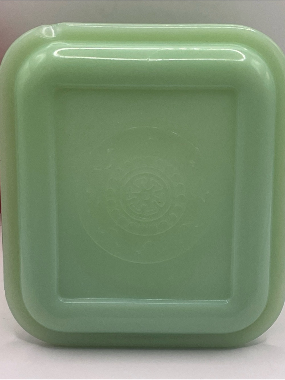 Vintage Anchor Hocking Fire King Jadeite Philbe Refrigerator Dish w/ Lid - Picture 5 of 14